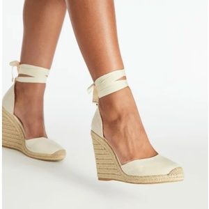 Justfab Jenala Espadrille Wedge Size 7
